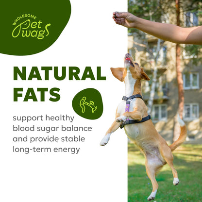 Wholesome Pet Wags – Snacks Blandos para Alivio de Alergias y Picor en Perros – Omega-3, Biotina, Colágeno – 60 uds – Image 7