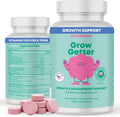 JoySpring Vitaminas de Crecimiento para Niños y Adolescentes - Apoyo a la Altura y Huesos Fuertes - Sin Azúcar - L-Arginina, L-Lisina, Zinc, Vitamina D y K2 - 30 Comprimibles