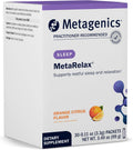 Metagenics MetaRelax - Polvo de Magnesio para Sueño Reparador, Relajación y Estado de Ánimo Positivo* - con Vitaminas B, Taurina y GABA - Sabor Naranja Cítrica - No GMO, Sin Gluten, Vegetariano - 30 Servicios