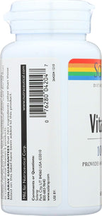 Solaray Vitamina E 1000 UI d-Alfa Tocoferol Natural - 60 Cápsulas