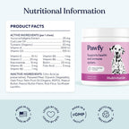 Pawfy Multivitamínicos para Perros 15 en 1 | Vitaminas para Piel y Pelaje | Apoyo para Perros Mayores | 30 Comprimidos