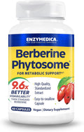 Enzymedica Berberine Phytosome - Suplemento de Berberina de Alta Absorción - 60 Cápsulas