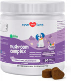Turkey Tail Mushroom Soft Chews para Perros - Apoyo Inmunológico y Celular | Coco and Luna