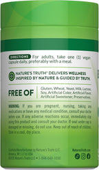 Nature's Truth Benfotiamina | 300mg | 60 Cápsulas | Vegano, No-GMO y Sin Gluten | Precursor de Vitamina B1