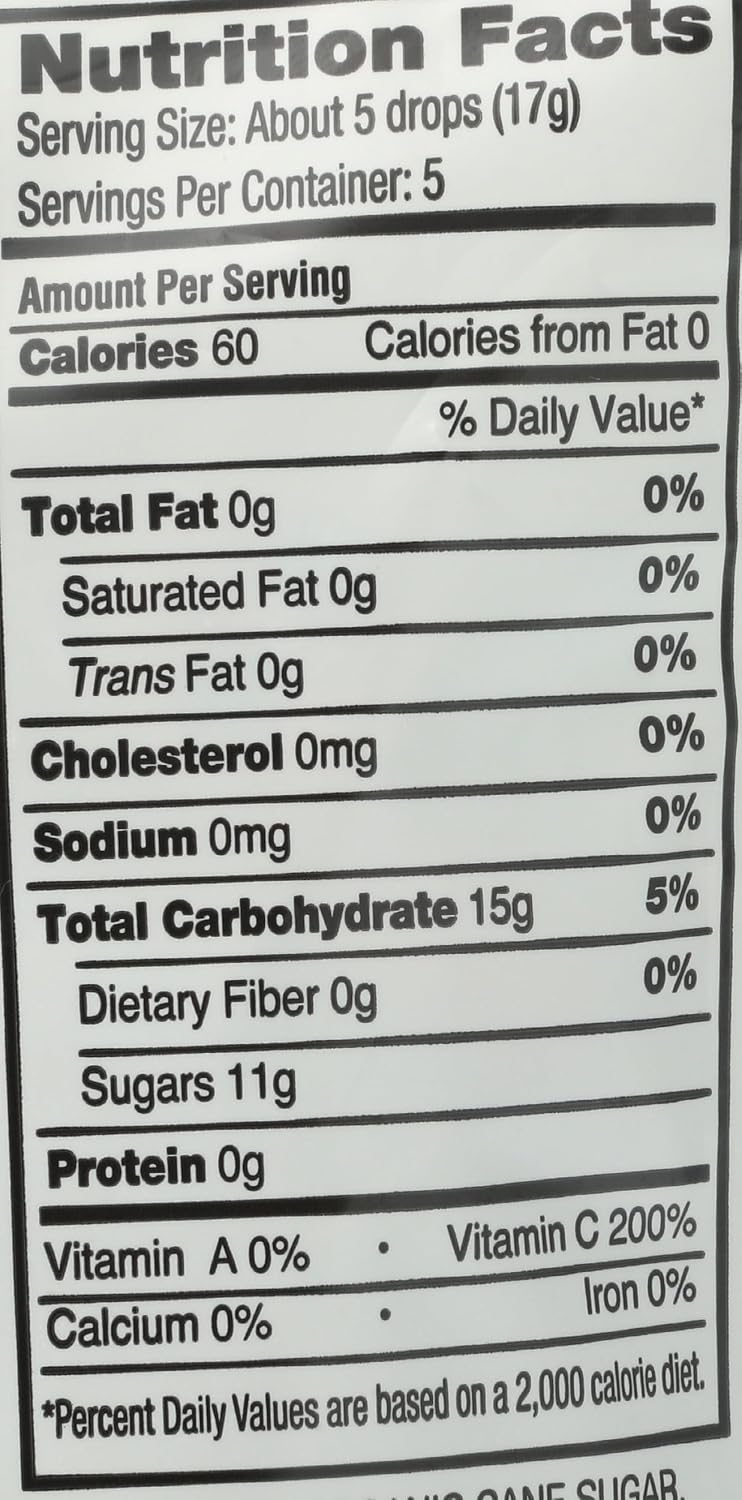 Yummy Earth Vitamin C Orgánica Antioxifruits - Gotas, 3.3 oz