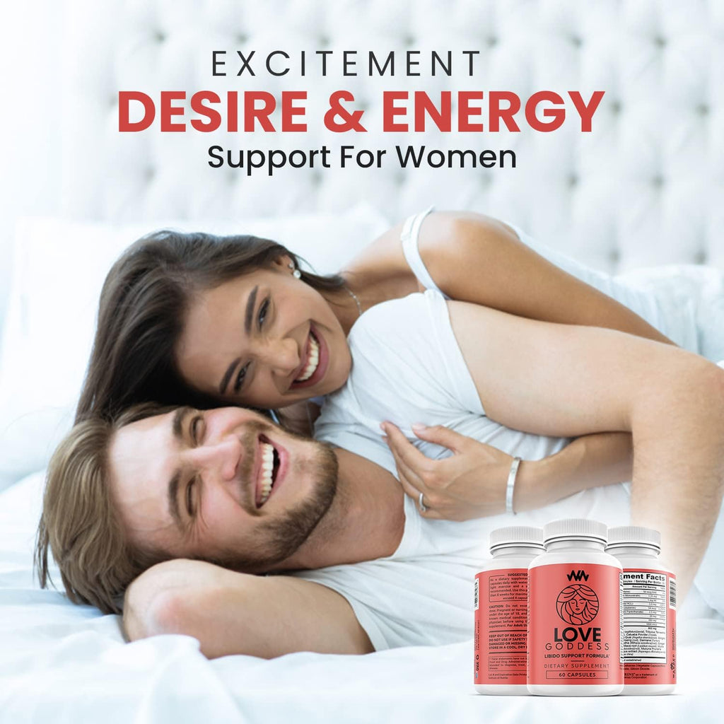 Love Goddess - Suplemento Femenino para Aumentar la Libido con Miura Puama | Warped Wellness