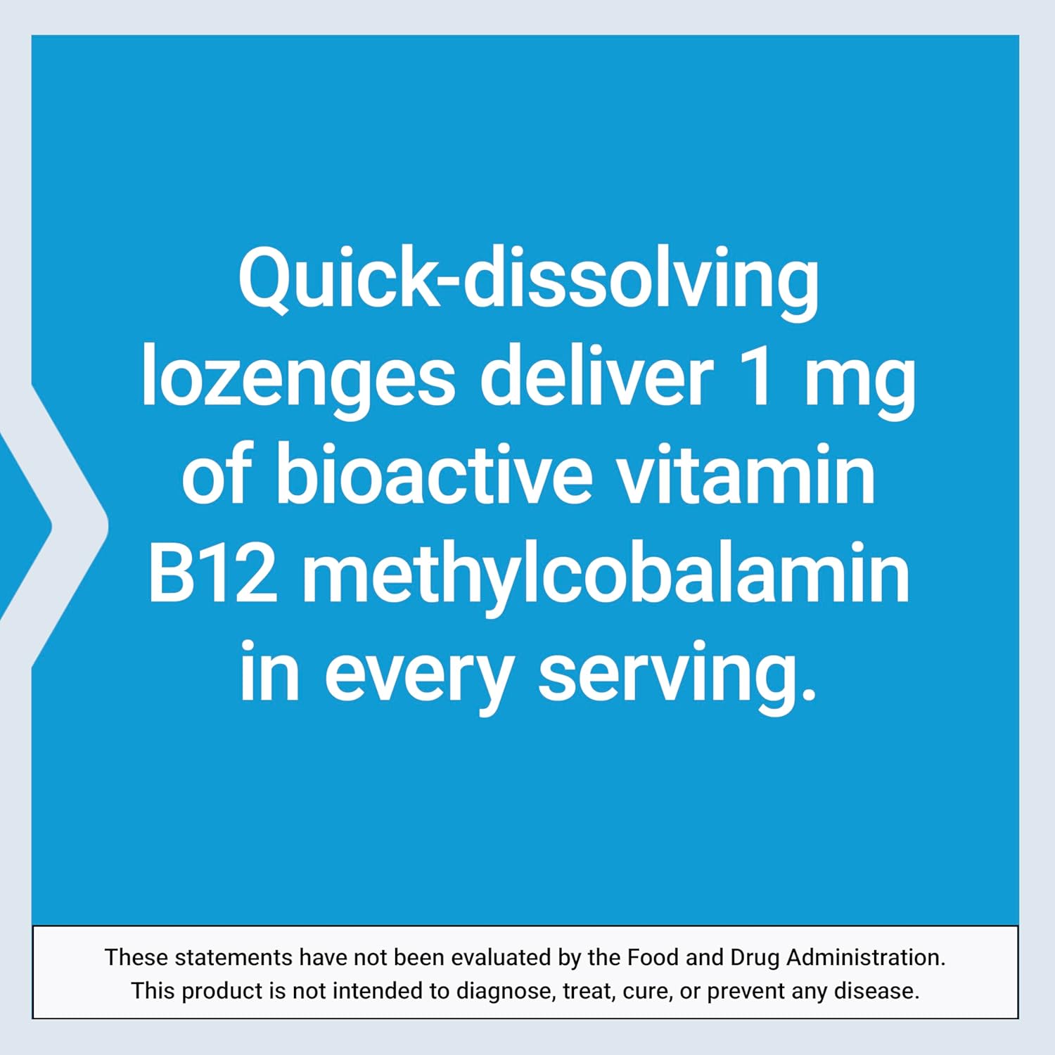 Vitamina B12 Metilcobalamina 1 mg, 60 Comprimidos Sublinguales - Life Extension