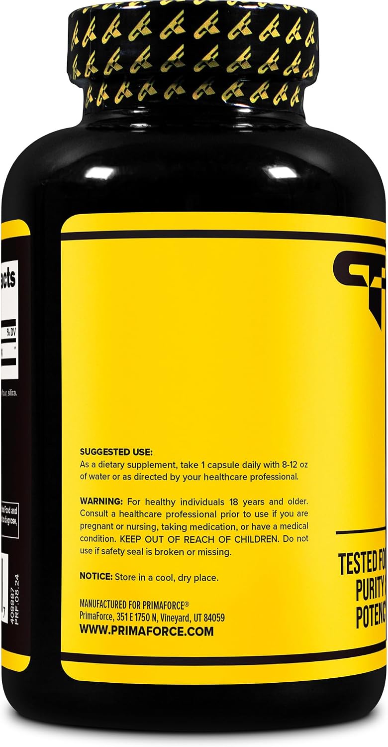 Primaforce L-Tyrosine Cápsulas 180 Cápsulas, 500 mg por Dosis