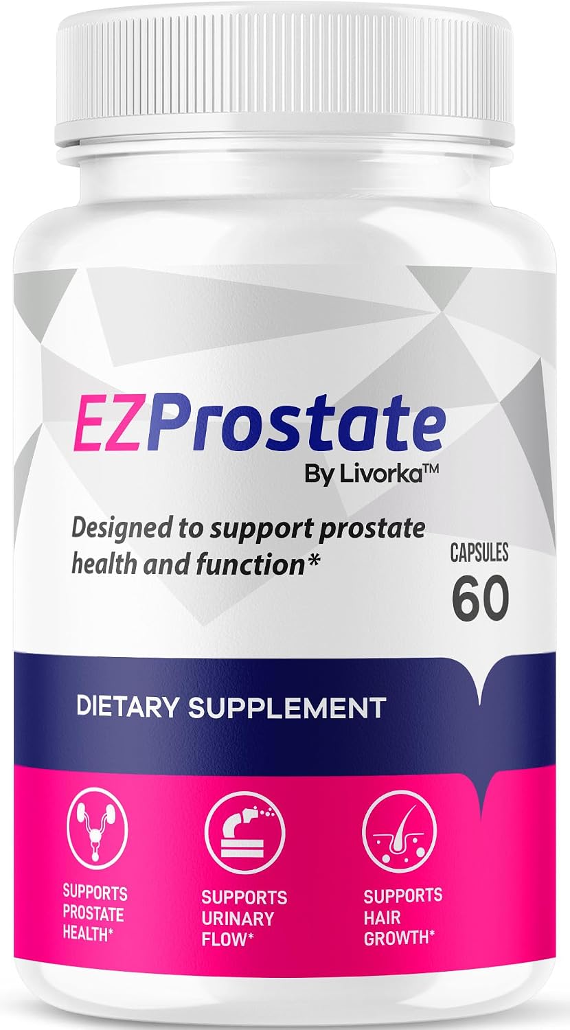 EZ Prostate Cápsulas - Suplemento para la Próstata, 60 Cápsulas (1 Mes)