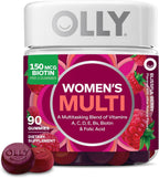 OLLY Multivitamínico para Mujeres en Gominolas, Sabor a Bayas, 90 Gominolas (45 Días)