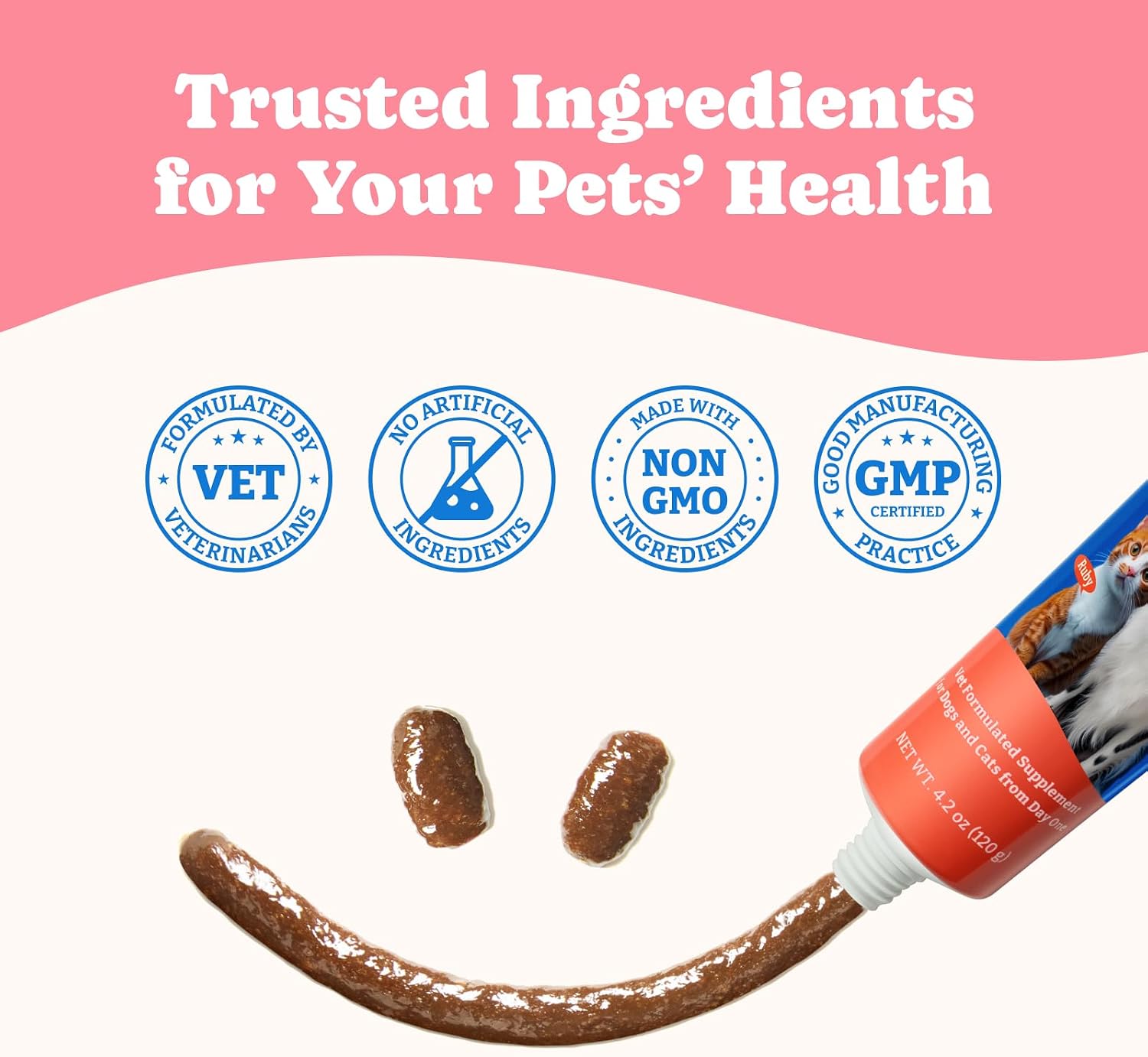 Gel Nutricional con Calostro Bovino para Perros y Gatos - Suplemento de Alto Contenido Calórico