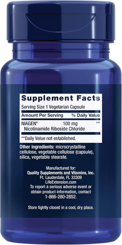 NAD+ Cell Regenerator 100 mg - NIAGEN – Combate la fatiga general: Diversos estudios preclínicos sugieren que – Image 2