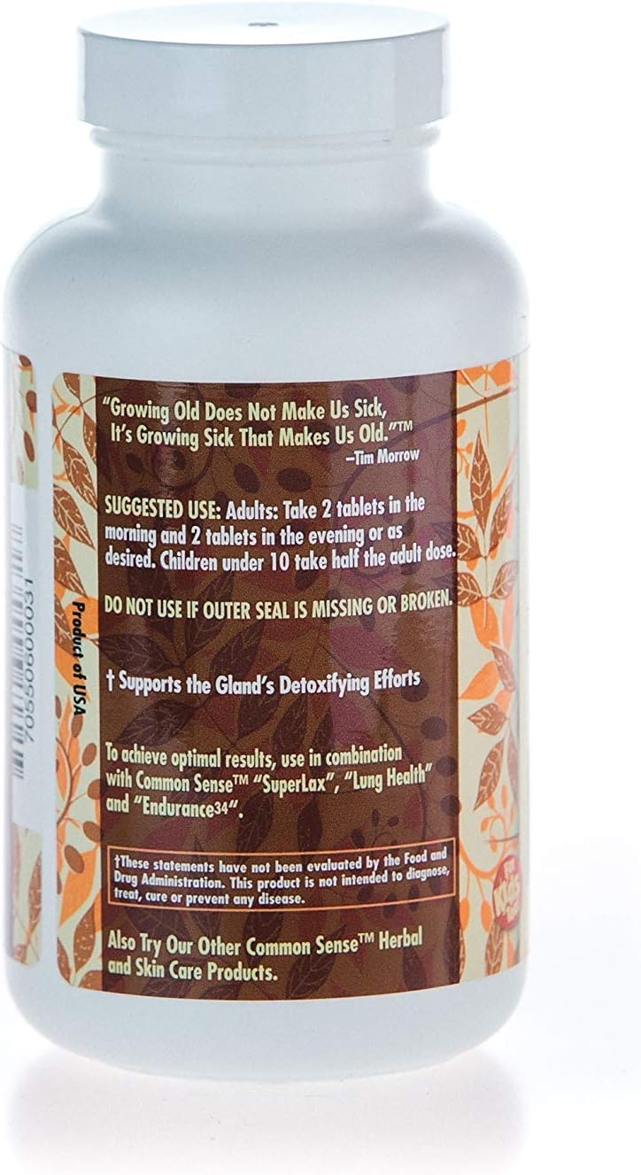 Common Sense Herbal Products Lymphatic Health: Apoyo al Sistema Inmunológico (120 Comprimidos)
