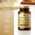 Vitamina D3 5000 UI - 120 Cápsulas Vegetales
