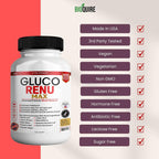 Gluco Rina Max Ultra – Complemento Alimenticio, 60 Cápsulas