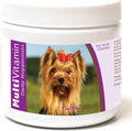 Healthy Breeds Masticables blandos multivitamínicos para perros Yorkshire Terrier, 60 unidades