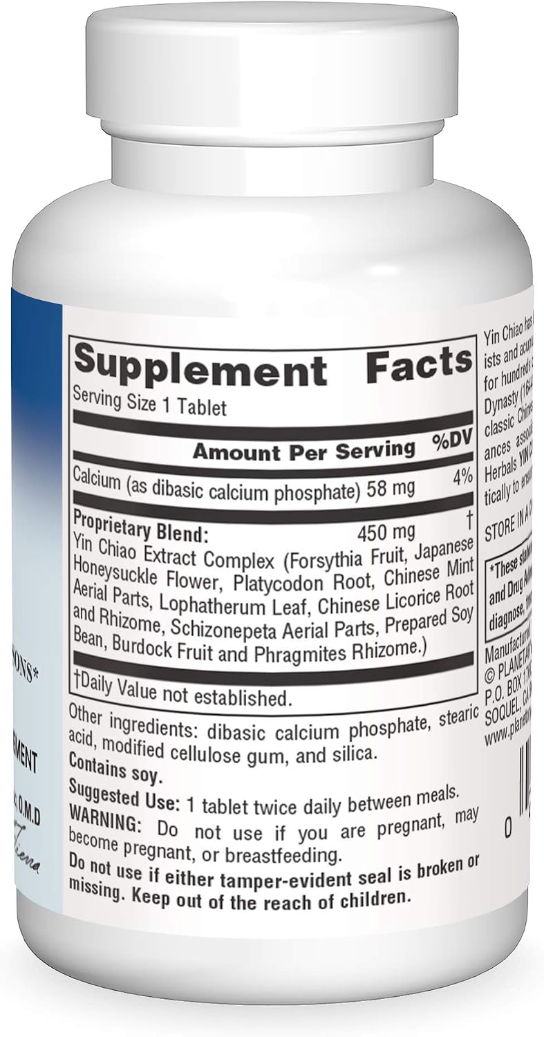 Yin Chiao Classic Tablets – 30 Comprimidos de 450 mg