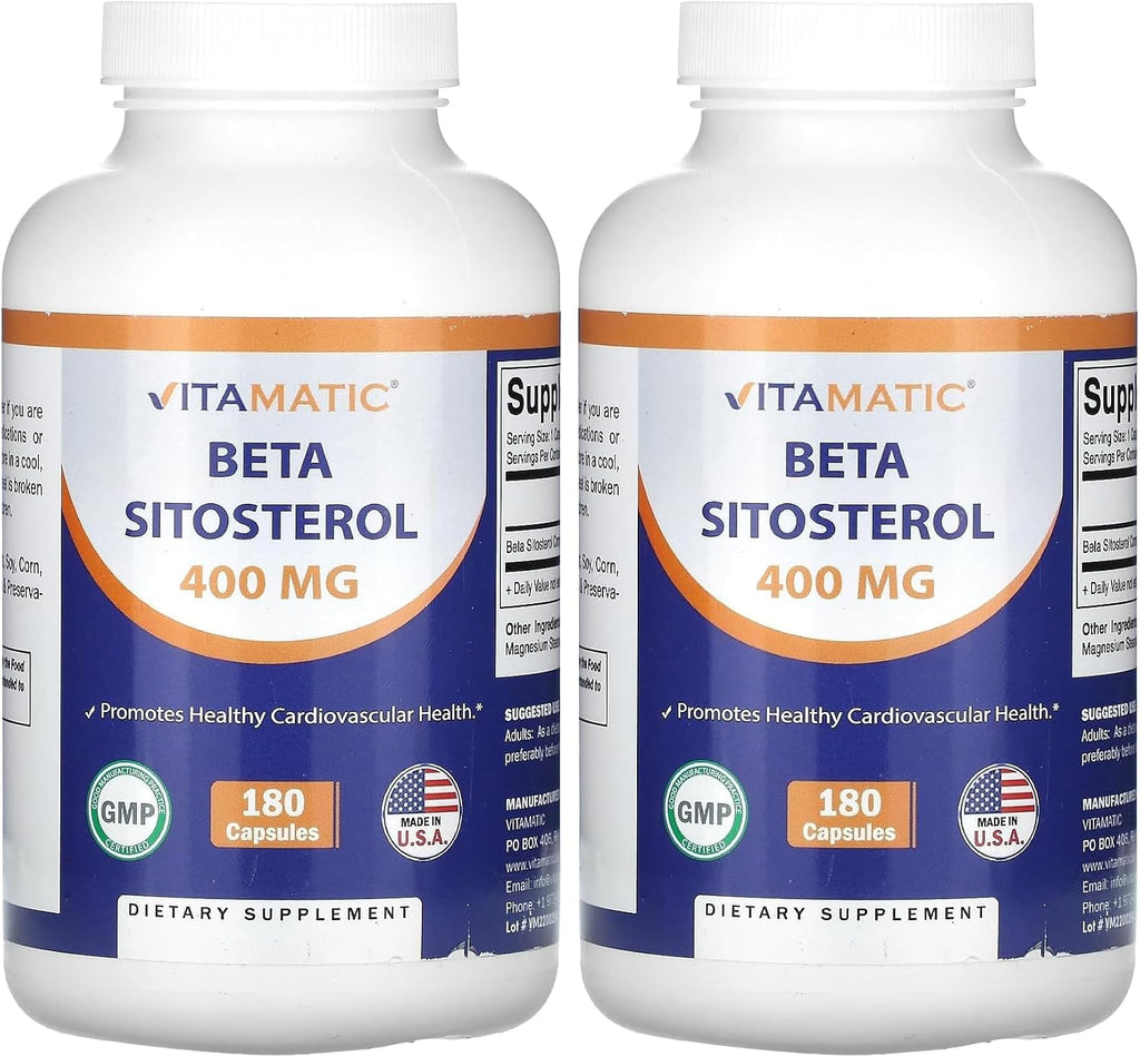 Vitamatic Beta Sitosterol Complex 400 mg 180 Cápsulas