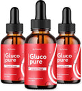 Gluco Pure Gotas Líquidas (3 Paquete) - Suplemento Avanzado para el Bienestar General