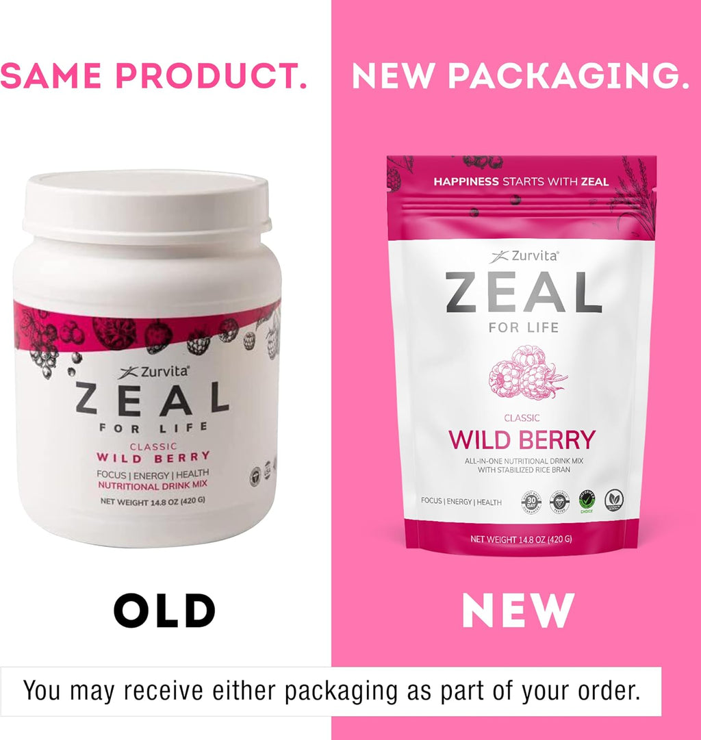Zurvita - Zeal for Life 30-Day Wellness Bag - Wild Berry (Classic)