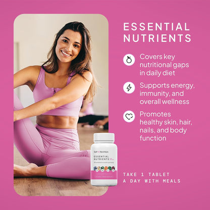 SELF NUTRITION Multivitamínico Vegano para – Sueño reparador: El magnesio contribuye al funcionamiento normal del – Image 2