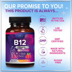 Vitamina B12 1000 mcg por Ración Comprimibles Masticables - Metilcobalamina - 60 Comprimidos