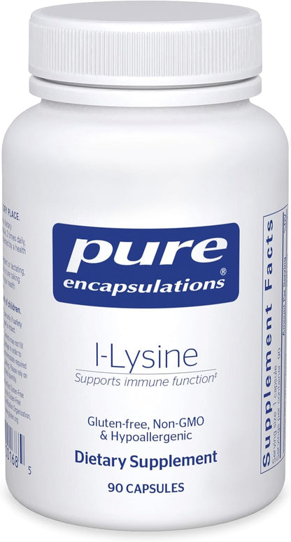 Pure Encapsulations L-Lisina - 90 Cápsulas – Image 1