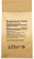 Pure Original Ingredients Glicina en Polvo (900g) - No-GMO, Aminoácido No Esencial, Sin Alérgenos