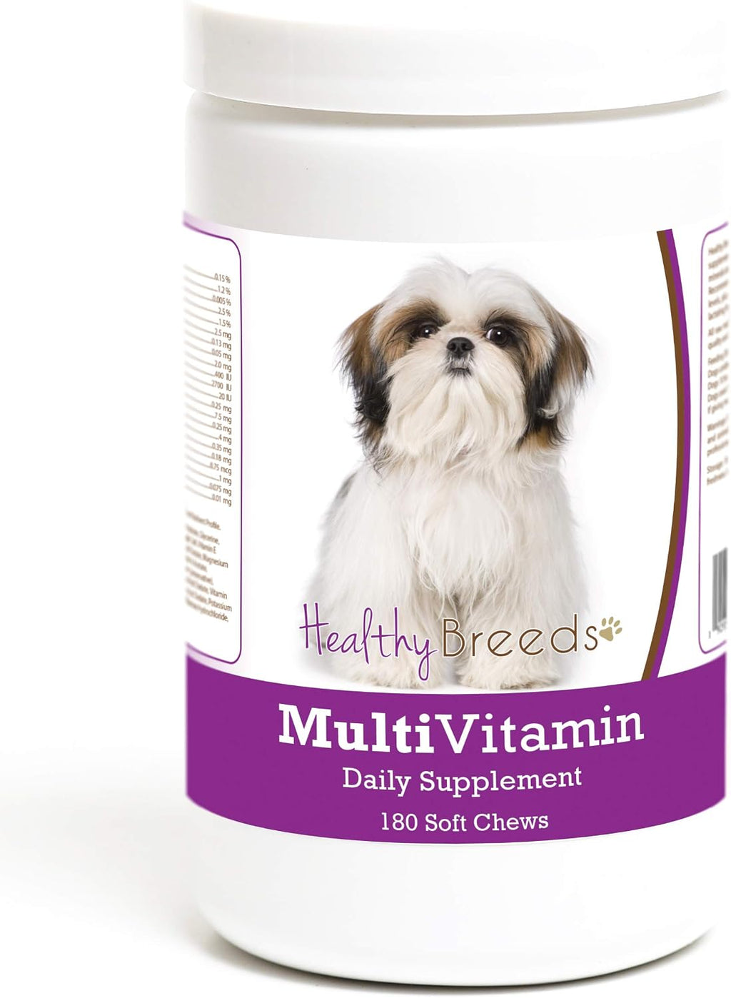 Healthy Breeds Shih Tzu Multivitamin Soft Chew para Perros 180 unidades