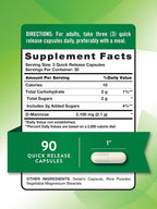 Nature's Truth D-Manosa 2100 mg | 90 Cápsulas | No-GMO y Sin Gluten
