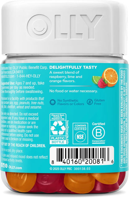 OLLY Kids Chillax Gummies - Suplemento – Sabor y formato: Los niños suelen preferir formatos agradables como las – Image 7