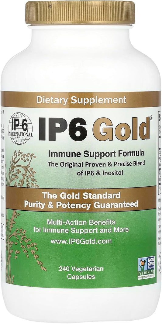 IP6 Gold Devicare Immune Support Formula with Inositol - 240 Vegetable Capsules