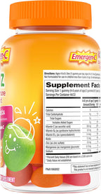 Emergen-C Kidz Gominolas de Apoyo Inmunológico Diario con Vitamina C y Vitaminas B, Sabor Fiesta de Frutas - 44 Gomitas