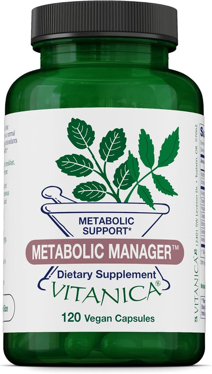 Vitanica Metabolic Manager - Suplemento – Vitamina D (como colecalciferol): Esencial para la absorción de calcio y – Image 1
