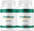 ViraSurge Pills (2 Paquetes) - Suplemento para Hombres, Fórmula Avanzada con Ingredientes Naturales, 120 Cápsulas