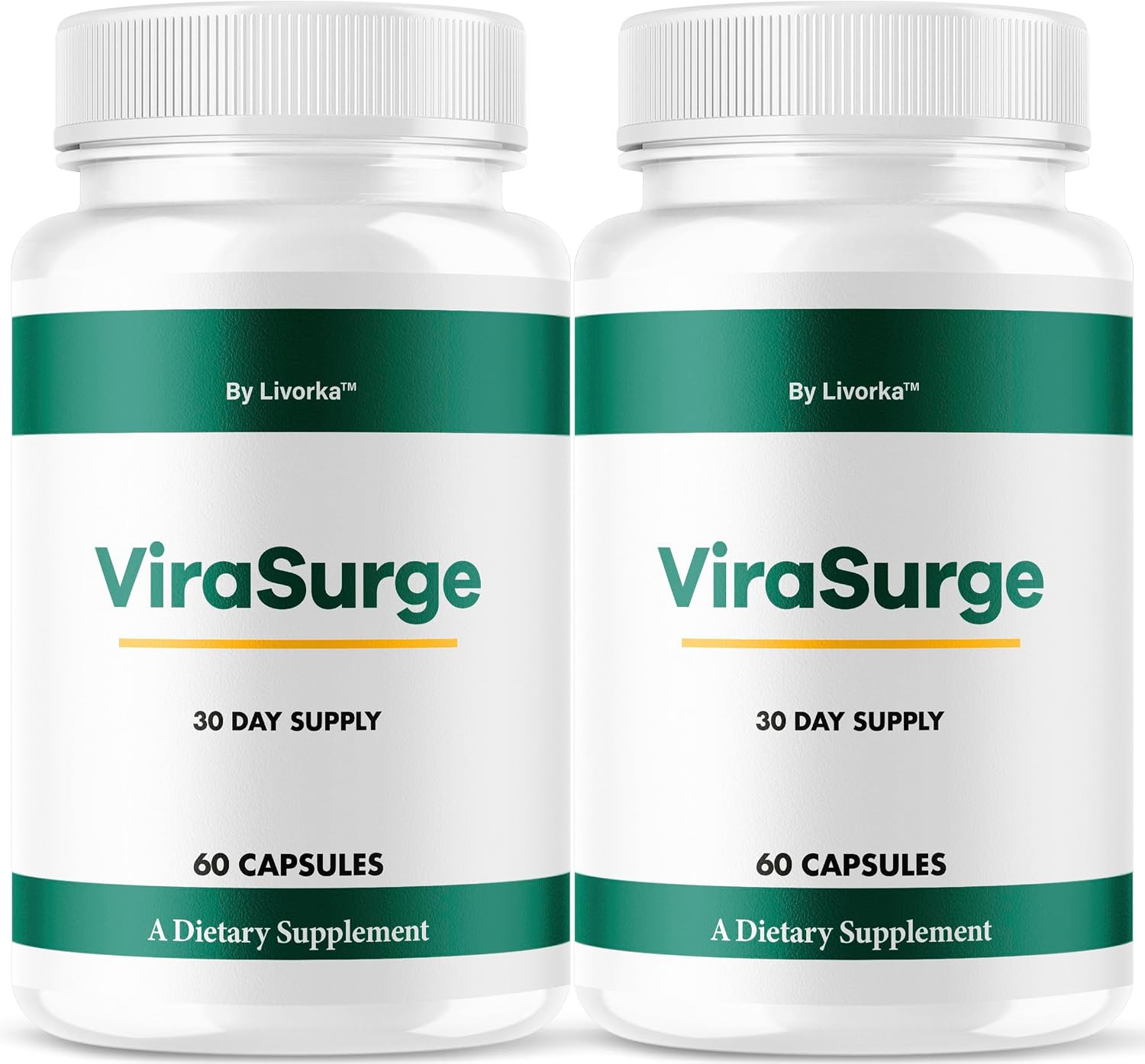 ViraSurge Pills (2 Paquetes) - Suplemento para Hombres, Fórmula Avanzada con Ingredientes Naturales, 120 Cápsulas