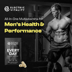 Multivitamínico para Hombre - Completo con Tongkat Ali, Shilajit, Lion's Mane y Vitaminas Esenciales, 30 Sobres