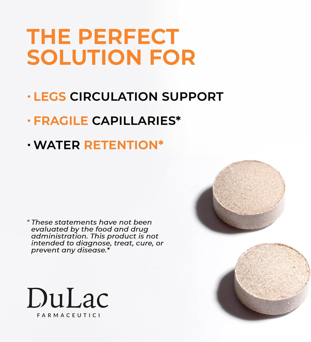 Dulac Dinaven 500 - Suplemento Dietético con Diosmina Micronizada y Hesperidina - 120 Comprimidos