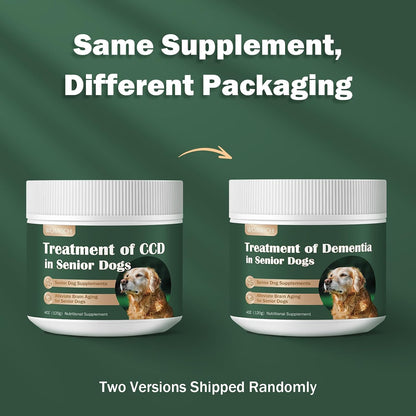 WOMRICH Senior Dog Supplements - Polvo de – Lion's Mane (Hericium erinaceus): Conocido por su papel en el apoyo a – Image 7