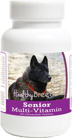 Healthy Breeds Norwegian Elkhound Multivitamínico Senior para Perros 60 Comprimidos