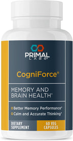 Primal Health CogniForce - Memoria y Concentración - 60 Cápsulas