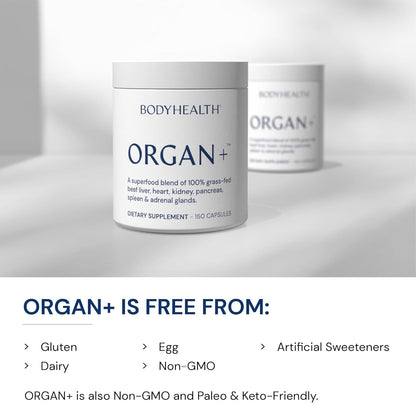 BodyHealth Organ+ Complejo de Órganos de – Coenzima Q10 : presente de forma natural en el corazón, esta sustancia – Image 5
