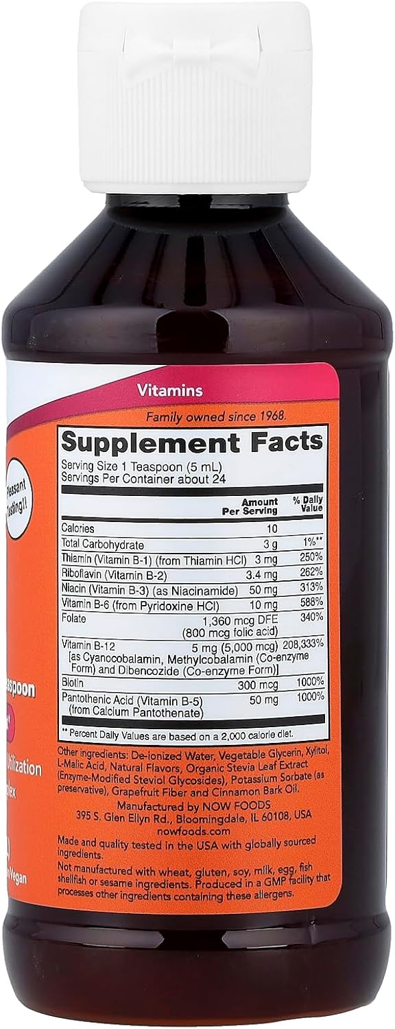 NOW Foods Ultra B-12 Líquido - 4 oz (118 ml)
