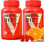 VEGEPOWER Vitamin B12 + D3 Gummies Veganas - 90 unidades - Sabor Naranja