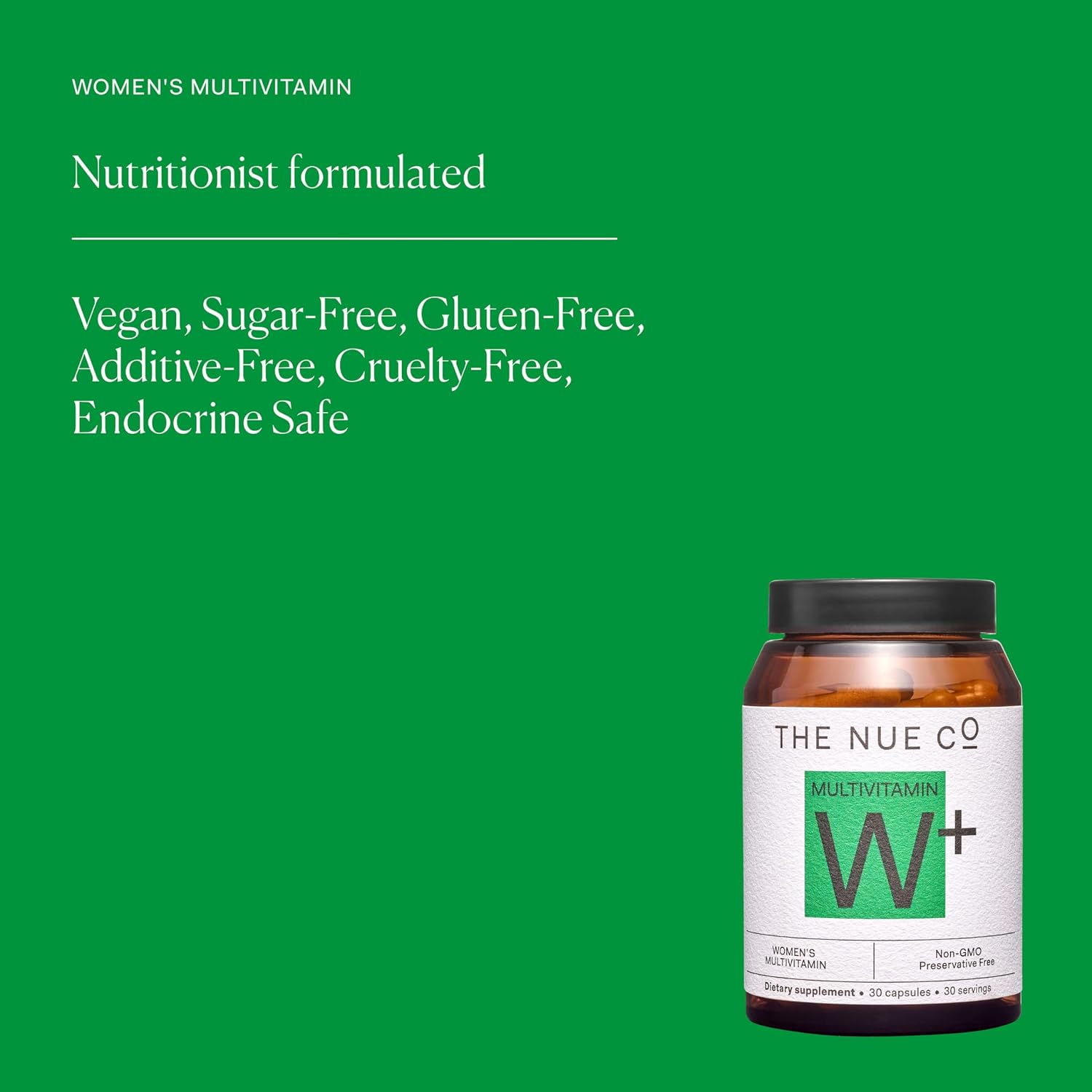 The Nue Co. Multivitamínico para Mujeres, 30 Cápsulas