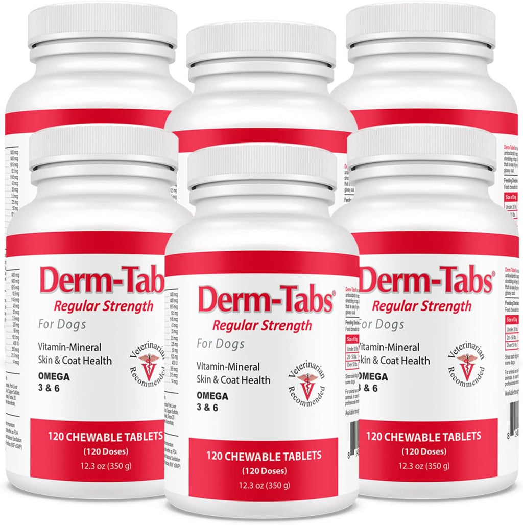 Derm Tabs Regular Strength para Perros - 720 Comprimidos Masticables
