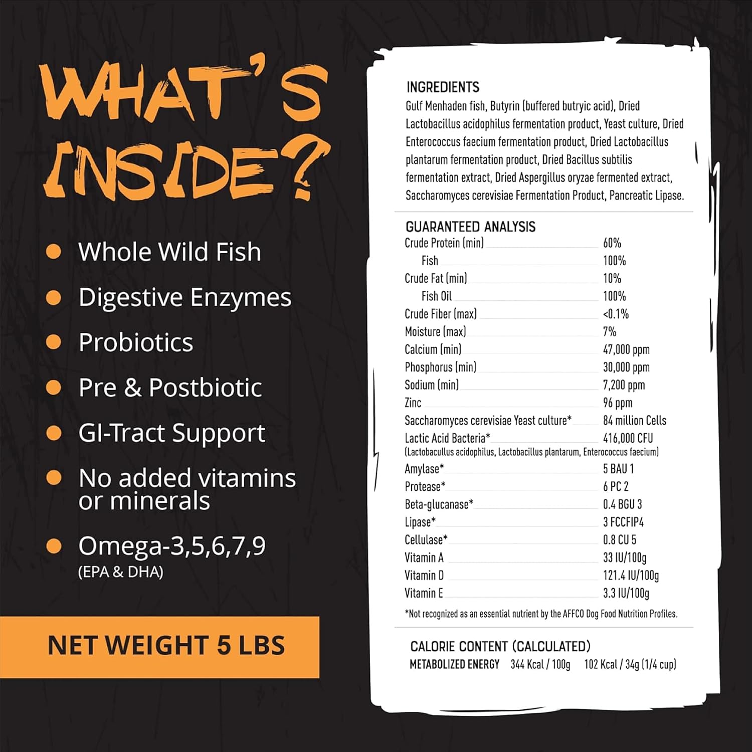 Origins 5-in-1 Dog Supplement - Rogue Pet Science - 5 lb