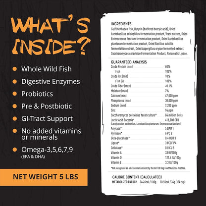 Origins 5-in-1 Dog Supplement - Rogue Pet – Prebióticos, probióticos y postbióticos: Favorecen el equilibrio de la – Image 8