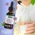 Irish Sea Moss Liquid Drops - Gotas Líquidas Orgánicas de Musgo de Mar, 30 ml