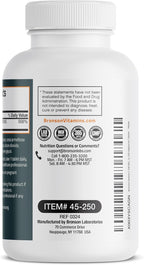 Bronson Vitamina C 500 mg - 250 Comprimidos Vegetarianos
